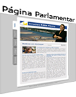 página pessoal da senadora