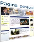 página pessoal do senador