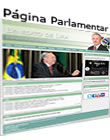 página pessoal do senador