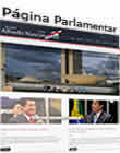 página pessoal do senador