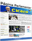 página pessoal do senador