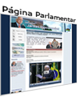 página pessoal do senador