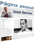 página pessoal do senador