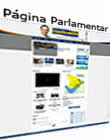 página pessoal do senador