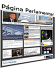 página pessoal do senador