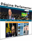 página pessoal do senador