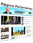página pessoal do senador