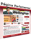 página pessoal do senador