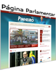 página pessoal do senador