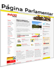 página pessoal do senador