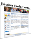 página pessoal da senadora