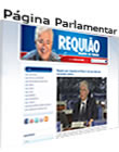 página pessoal do senador
