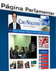página pessoal do senador