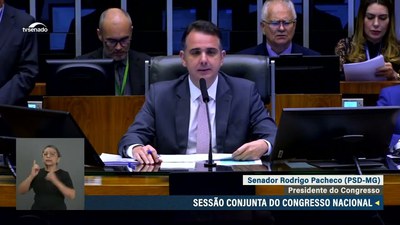 Em sessão do Congresso, Pacheco presta solidariedade a vítimas das chuvas no Rio Grande do Sul