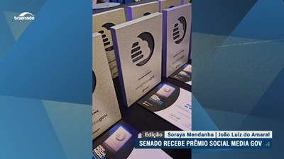 Senado conquista mais um prêmio por atuação nas redes sociais